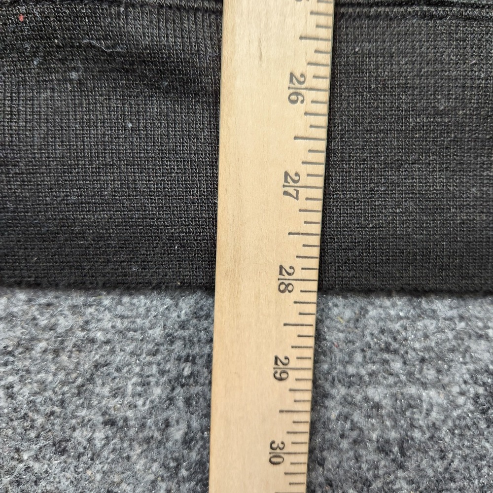 Cinch Quarter Zip Mens Medium Black Grid Fleece Pullover Western Ranch Sweater - Picture 7 of 7